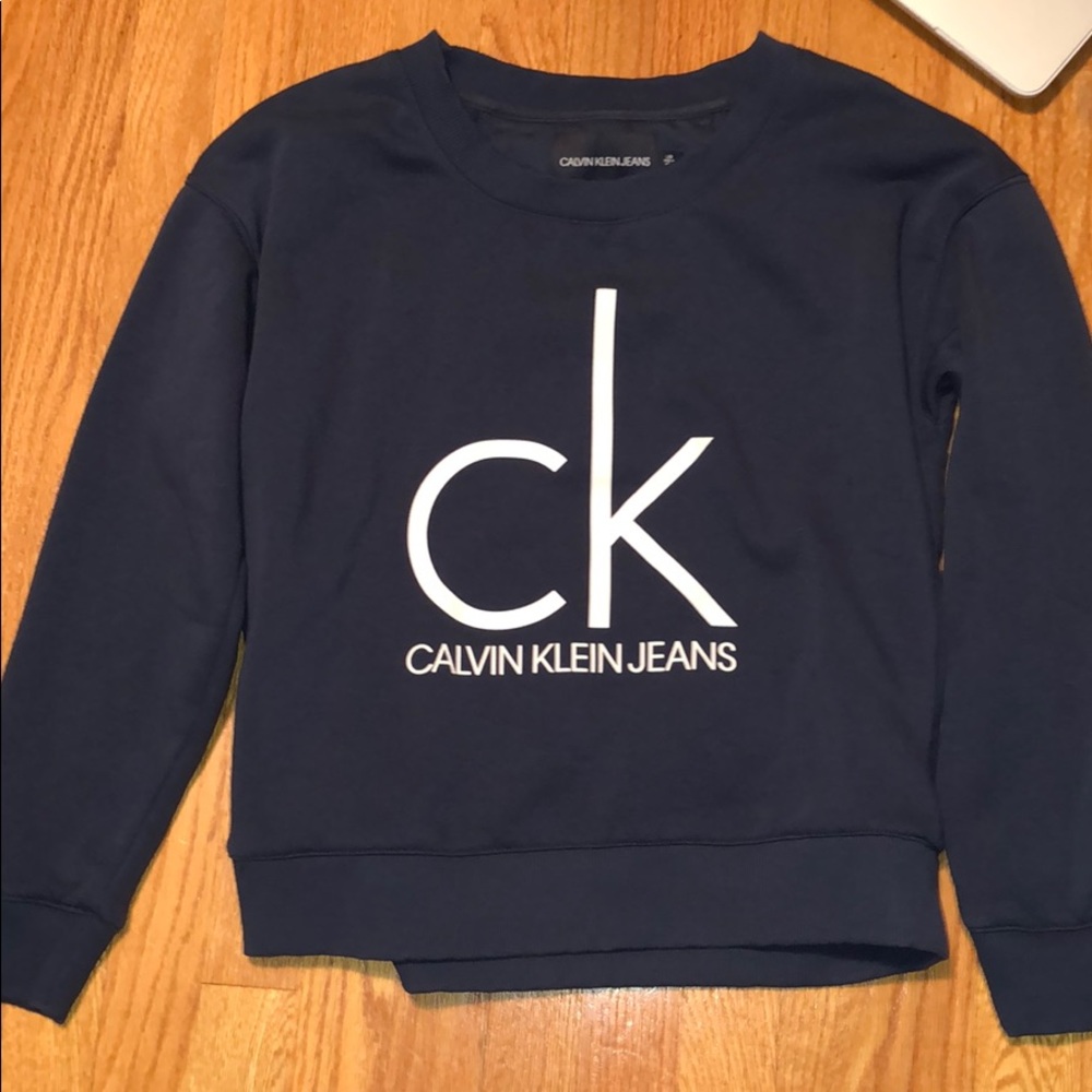 Navy blue Calvin Klein Crewneck Sweatshirt